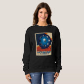 Astronomy is looking up Kids Adults Astrology スウェットシャツ (正面フル)