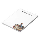 Astronomy Teacher Telesope ノートパッド (回転)