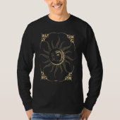 Astronomy Universe Celestial Bodies Sun Moon Astro Tシャツ (正面)