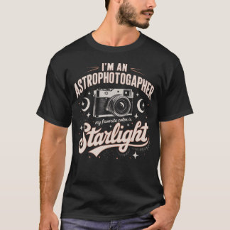 Astrophotography Camera Astronomical Night Sky Pho Tシャツ