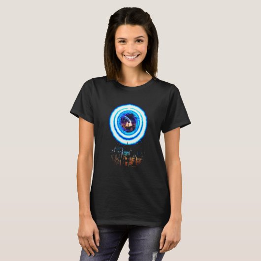 Astrophysics Time Warp Physics Wormhole Time Tシャツ (正面フル)