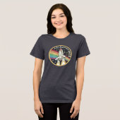 Astrophysics Vintage Emblem V02 トライブレンドＴシャツ (正面全面)