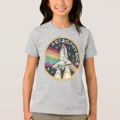 Astrophysics Vintage Emblem V02 トライブレンドＴシャツ (正面)