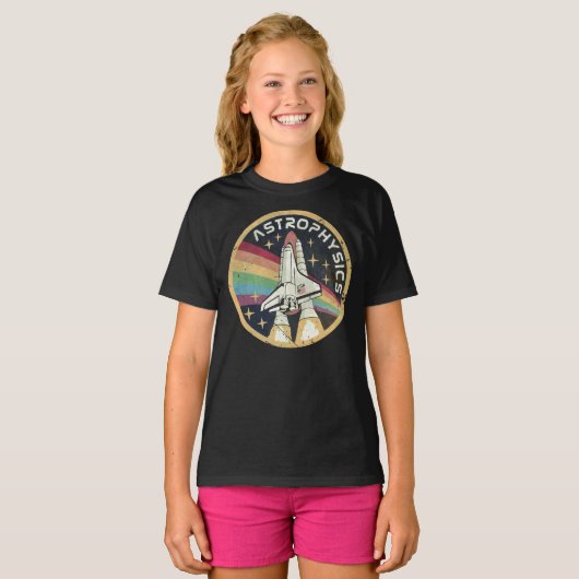Astrophysics Vintage Emblem V02 Tシャツ (正面フル)