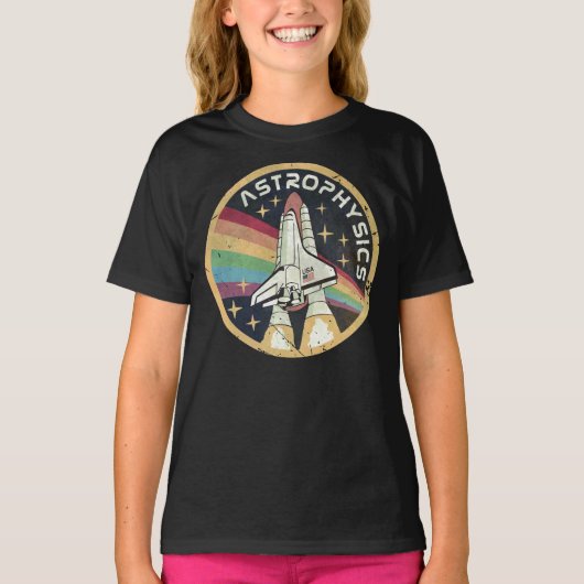 Astrophysics Vintage Emblem V02 Tシャツ (正面)