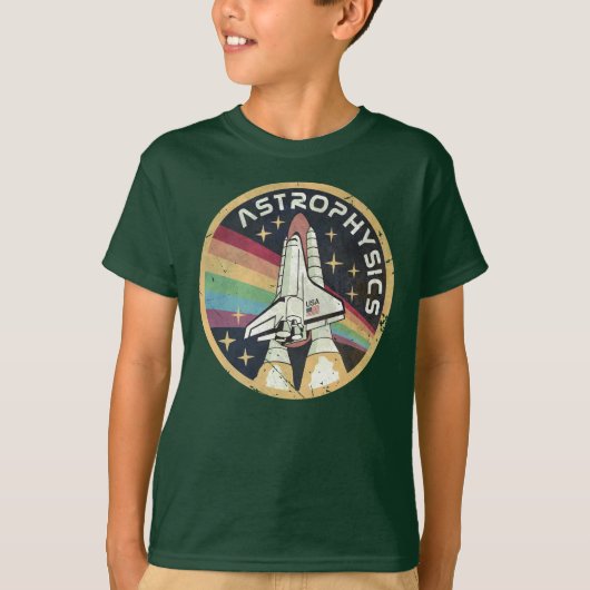 Astrophysics Vintage Emblem V02 Tシャツ (正面)