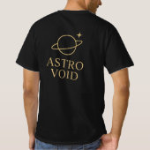 Astrovoid Cosmic Design Tシャツ (裏面)