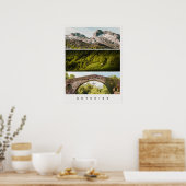 Asturias views and landscapes Travel photo Collage ポスター (キッチン)