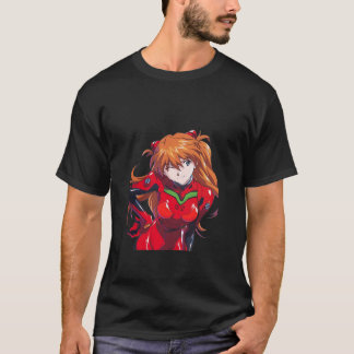 Asuka – ネオンジェネシスエヴァンゲリオンアニメマンガカートン tシャツ