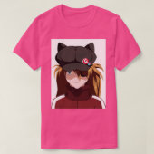 Asuka Black Hat Evangelion Q Tシャツ (デザイン正面)