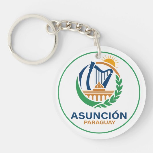 Asuncion Paraguay South America キーホルダー (正面)