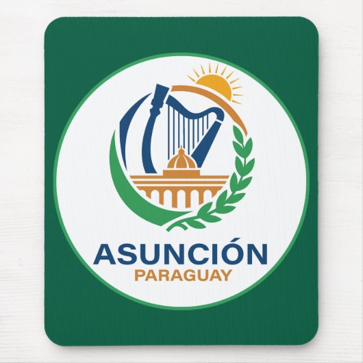Asuncion Paraguay South America マウスパッド (正面)