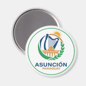 Asuncion Paraguay South America マグネット (正面/裏面)