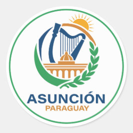 Asuncion Paraguay South America ラウンドシール