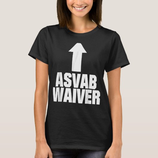 ASVAB免除 Tシャツ (正面)