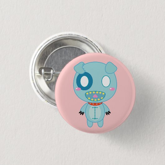 Asyl犬 缶バッジ (正面&裏面)