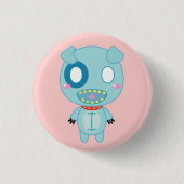 Asyl犬 缶バッジ (正面)