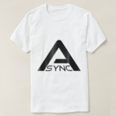 ASYNC  Backrooms Pixels Research  Tシャツ (デザイン正面)