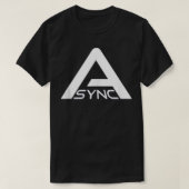 ASYNC Backrooms Pixels Research Tシャツ (デザイン正面)