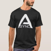 ASYNC - Backrooms Pixels Research Tシャツ (正面)