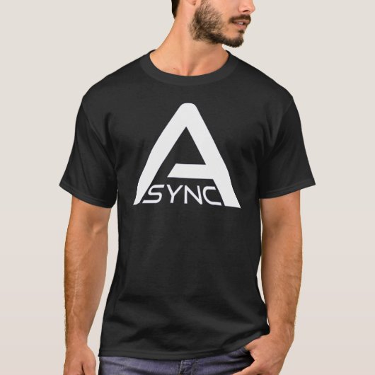 ASYNC - Backrooms Pixels Research Tシャツ (正面)