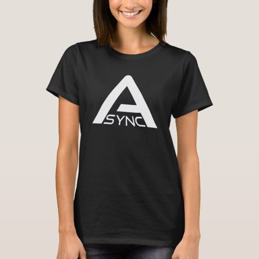 ASYNC - Backrooms Pixels Research Tシャツ (正面)