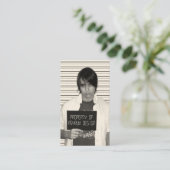 asyrumの顔写真はポスターがほしいと思いました 名刺 (スタンド正面)