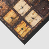 AT4デカ数々のップページ付き角形ドロワーウッドパネル 薄葉紙 (詳細)