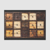 AT4デカ数々のップページ付き角形ドロワーウッドパネル 薄葉紙 (正面)