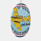 AT6テキサス州のAbzeichenの北アメリカT6テキサス人Abzei セラミックオーナメント (右)