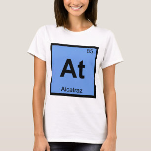 At - アルカトラズ刑務所 化学周期表 tシャツ