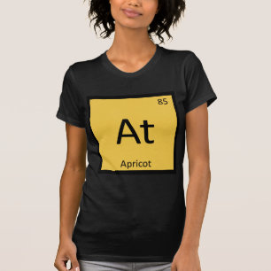 At - アンズの果物 化学 周期表 シンボル tシャツ