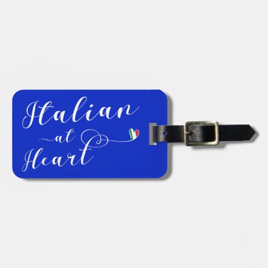 At イタリアンハートラゲッジタグテンプレート,イタリア ラゲッジタグ (正面横)