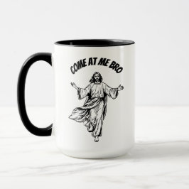 At 来 Me Bro Jesus おもしろい Christian Bible Coffee マグカップ