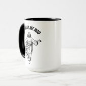At 来 Me Bro Jesus おもしろい Christian Bible Coffee マグカップ (正面左)