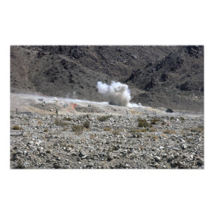 AT-4小さいロケット発射装置からの円形 フォトプリント