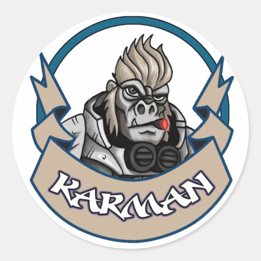 AT-43漫画カルマン ラウンドシール (正面)