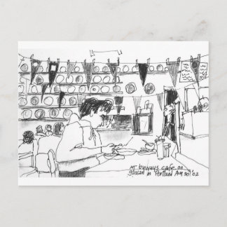 At Bywaysカフェオングリサン，ポートランド，オレゴン ポストカード
