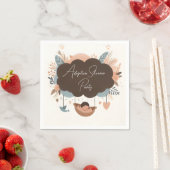 At Child Old Son Bohoおもしろい養子日Baby Shower スタンダードカクテルナプキン (インサイチュ)
