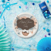 At Child Old Son Bohoおもしろい養子日Baby Shower ペーパープレート (パーティー)