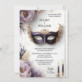 At Dress Code Promコスチューム仮装ボール結婚ズ 招待状 (正面)