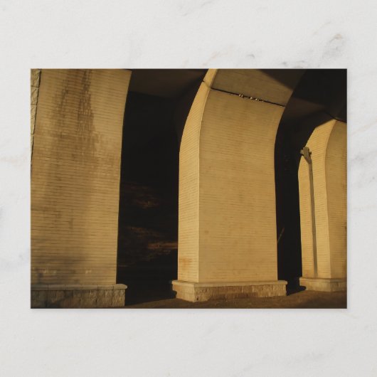 At dusk, under the bridge ポストカード (正面)