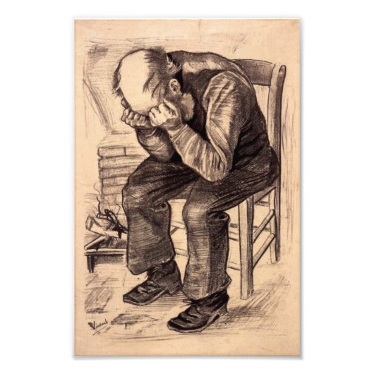 At Eternitys Gate - Van Gogh フォトプリント (正面)