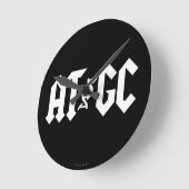 AT_GC ラウンド壁時計 (傾斜)