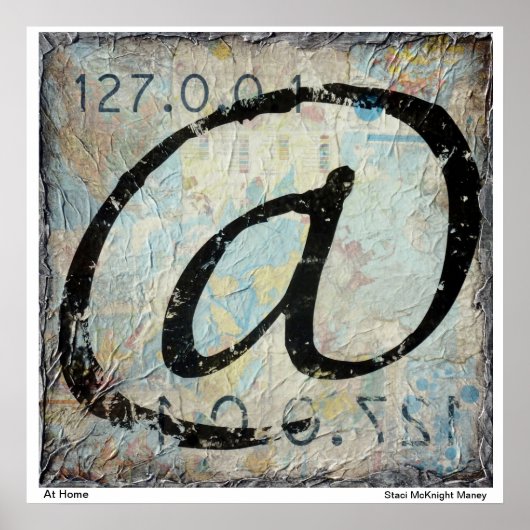 @ - At Home – ローカルホスト – マップ ポスター (正面)