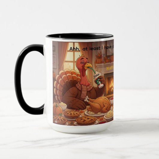 At least I Have You Thanksgiving Mug マグカップ (左)