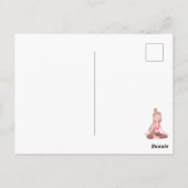 At Peace めい想's Yoga Girl and Crystals ポストカード (裏面)