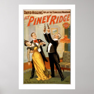At Piney Ridgeヴィンテージシアターポスター ポスター
