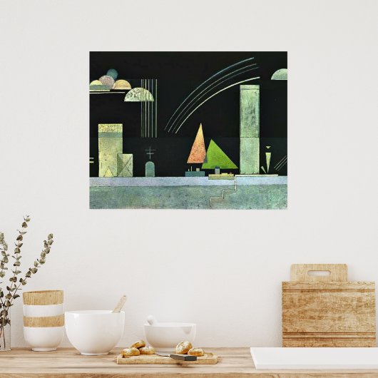 At Rest by Kandinsky ポスター (キッチン)