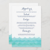 At Seaのメ航海のニュー結婚・カード メニュー (正面/裏面)